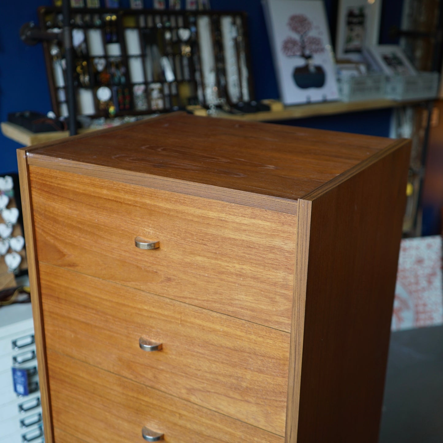 Danish Midcentury Tallboy Drawers