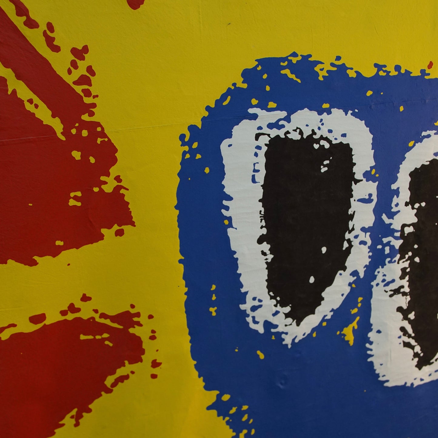 Handpainted Primal Scream Screamadelic Banner Huge