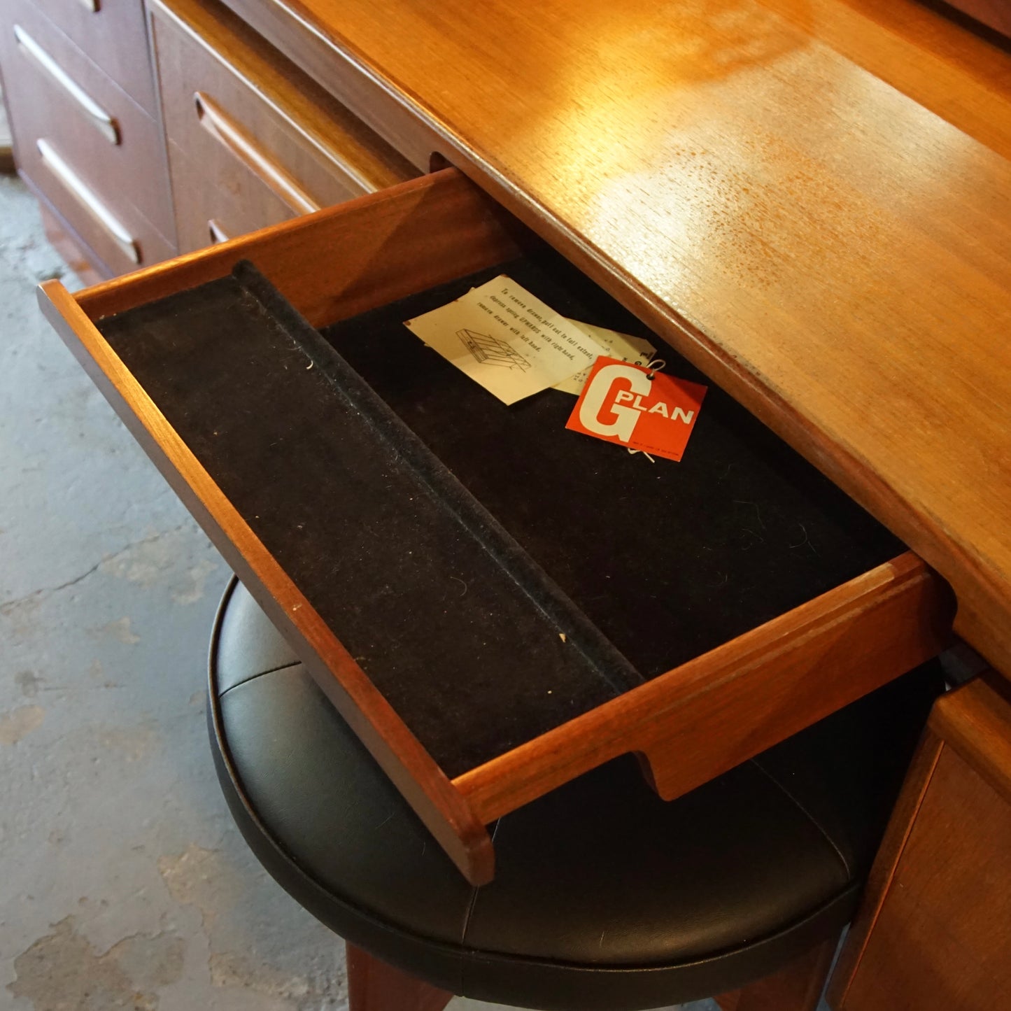 G Plan Fresco Dressing Table and Stool