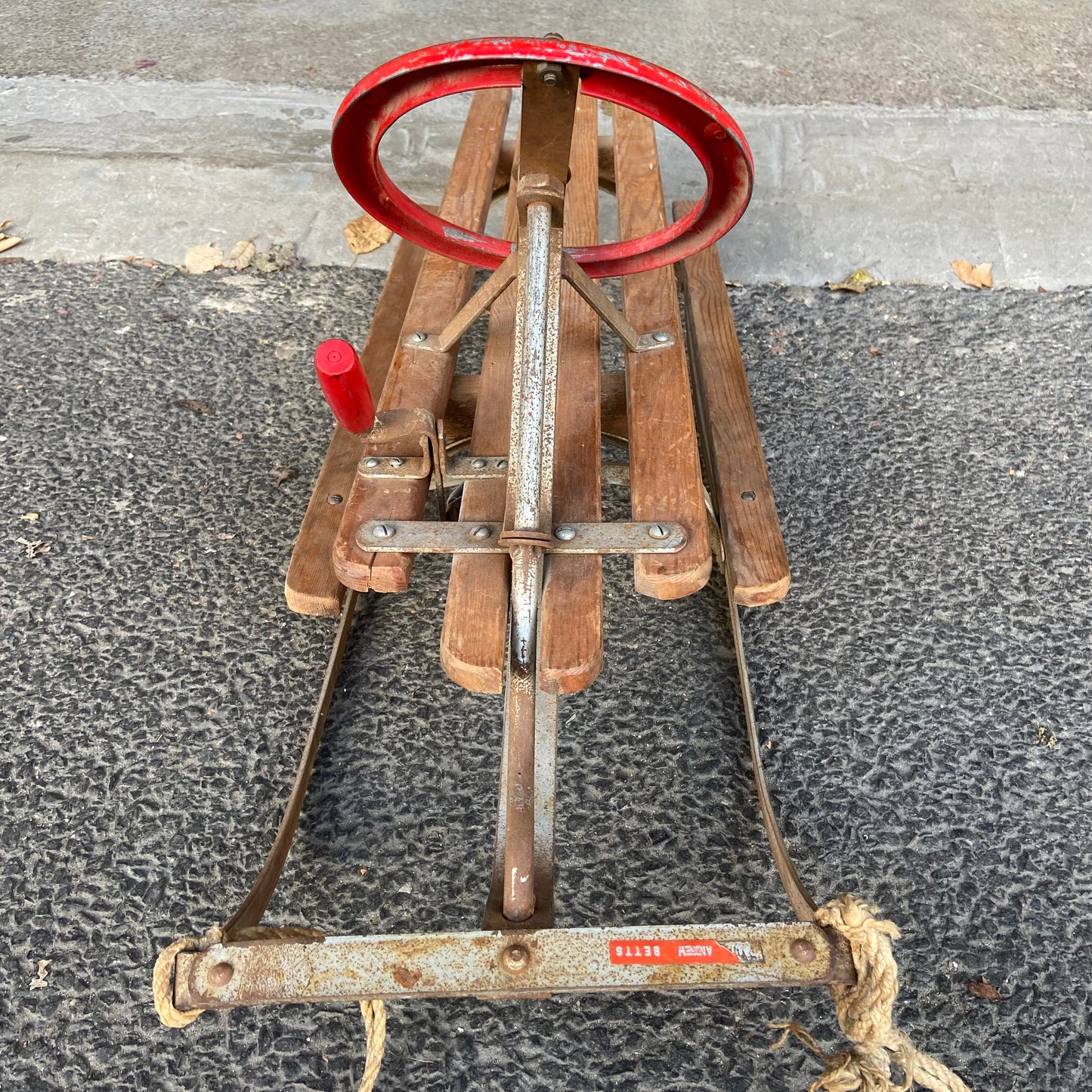 1950s Steering Sledge