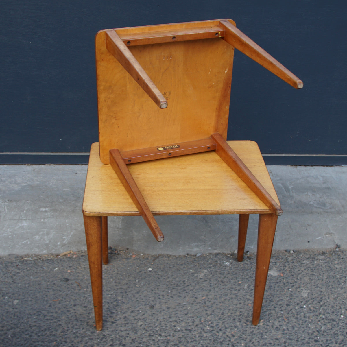 Midcentury Nest of Teak Tables by Russell of Broadway