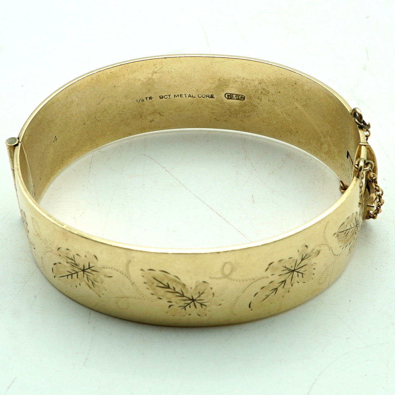 Antique Gold Plated Cuff Bracelet