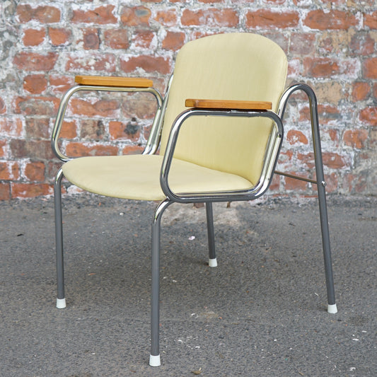 Rare Set of 6 Midcentury Hungarian Tubular Chairs