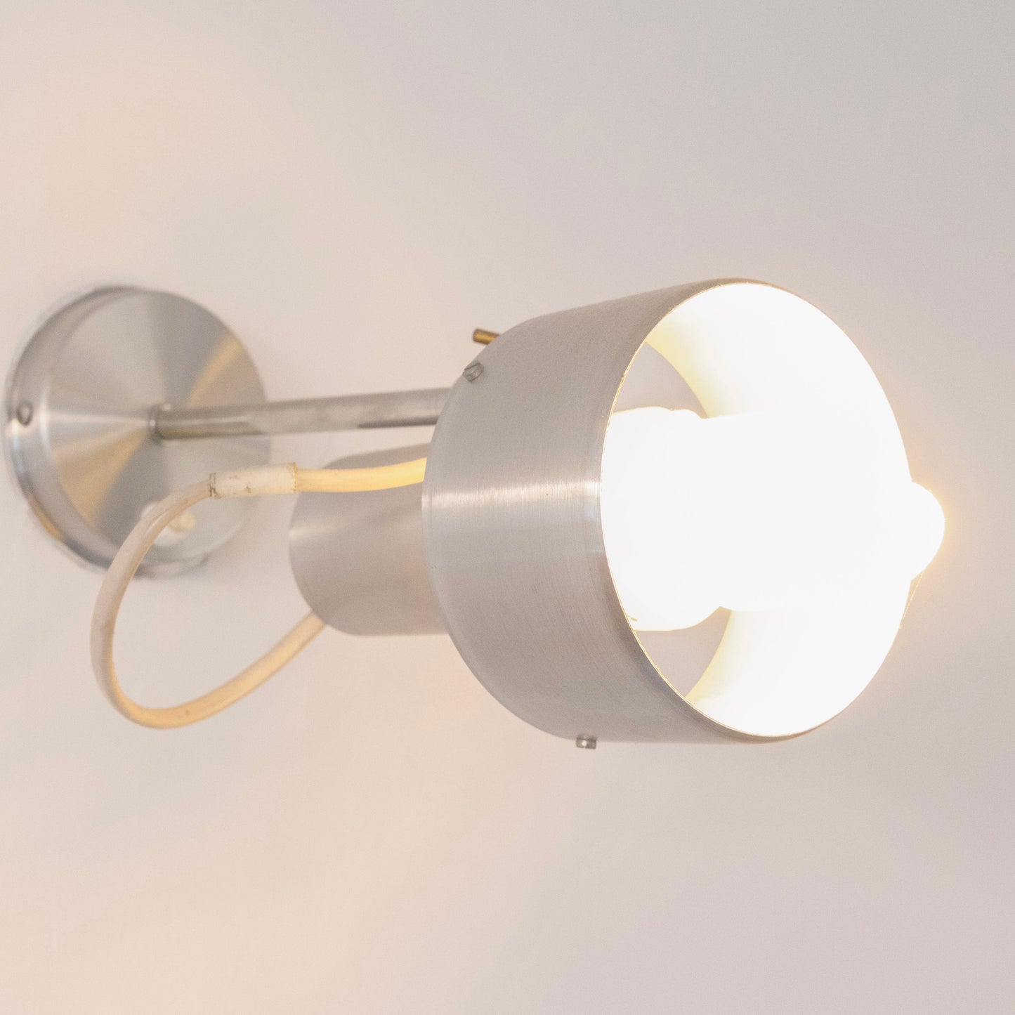 1960s BHS Brushed Steel switched reading light