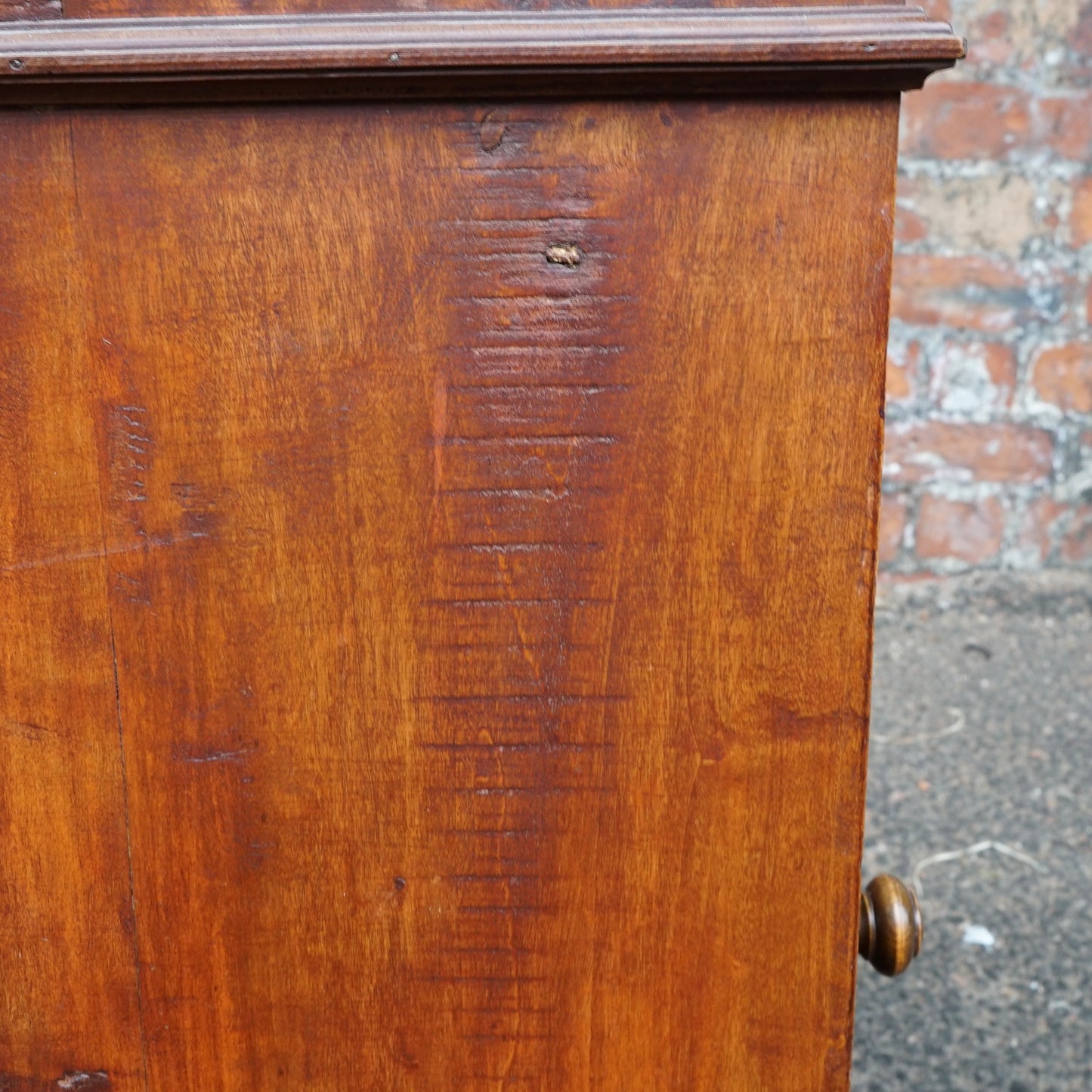 Antique Marble Top Bedside Stand