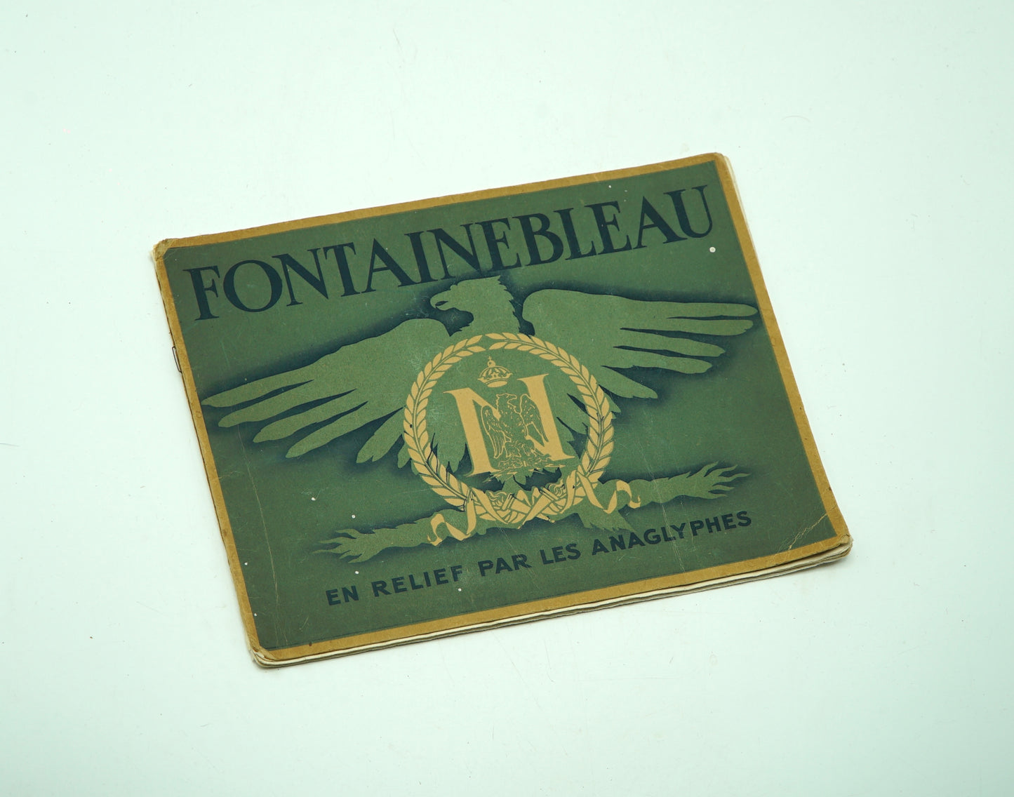 Original Antique 3D Fontainebleau En Relief Par Les Anaglyphes Magazine