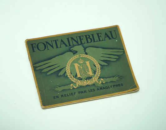 Original Antique 3D Fontainebleau En Relief Par Les Anaglyphes Magazine