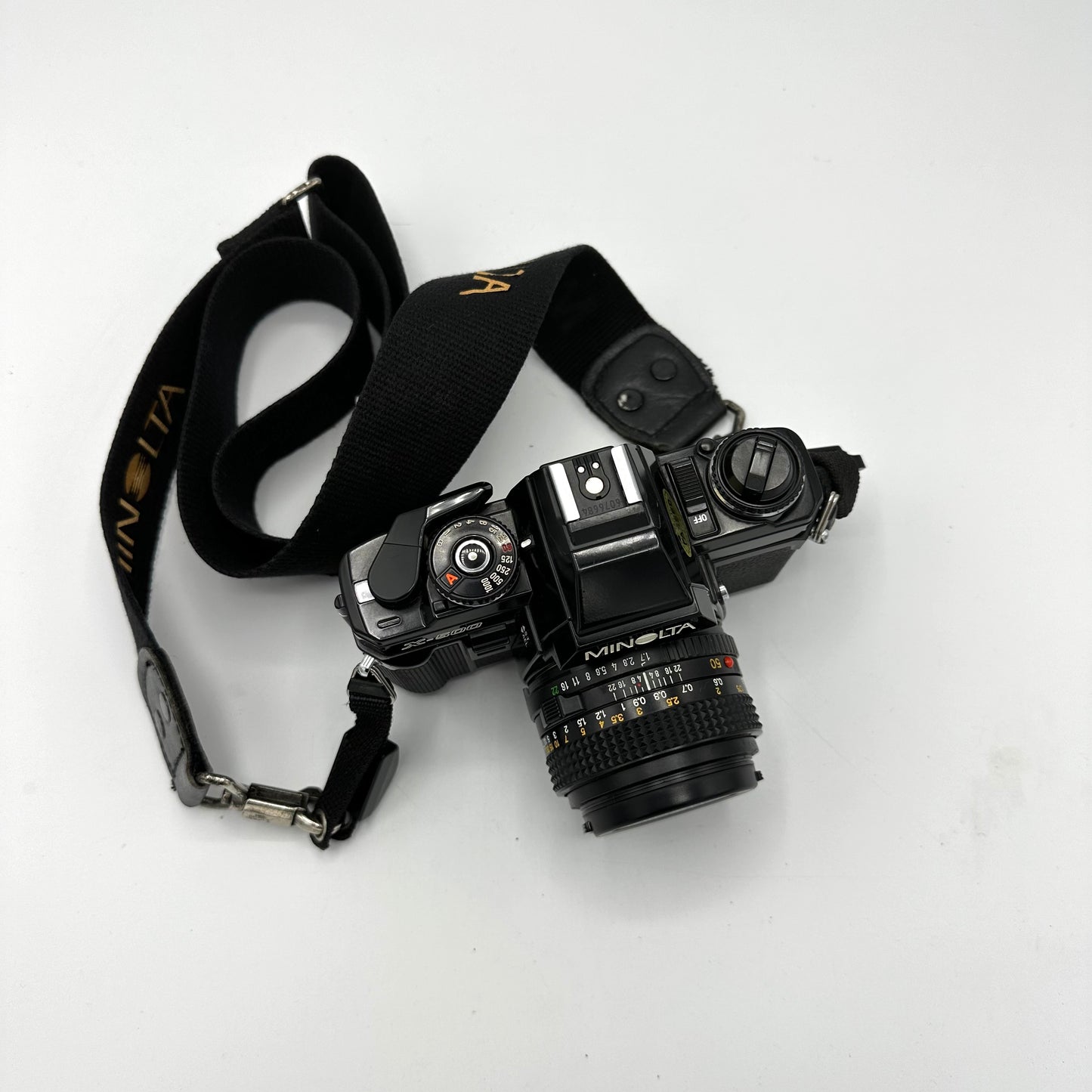 Rare Minolta X-500 35mm Film SLR with Lens