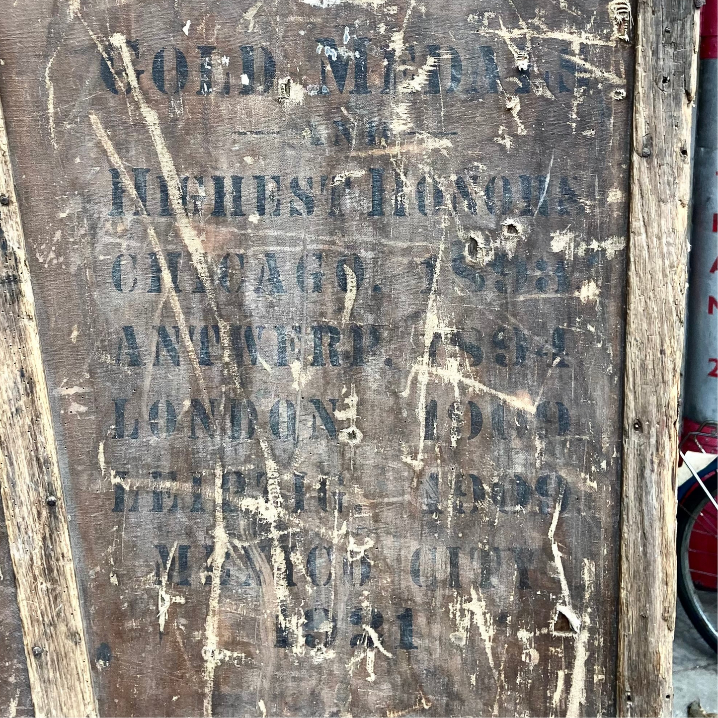 Lyon & Healy Antique Harp Case
