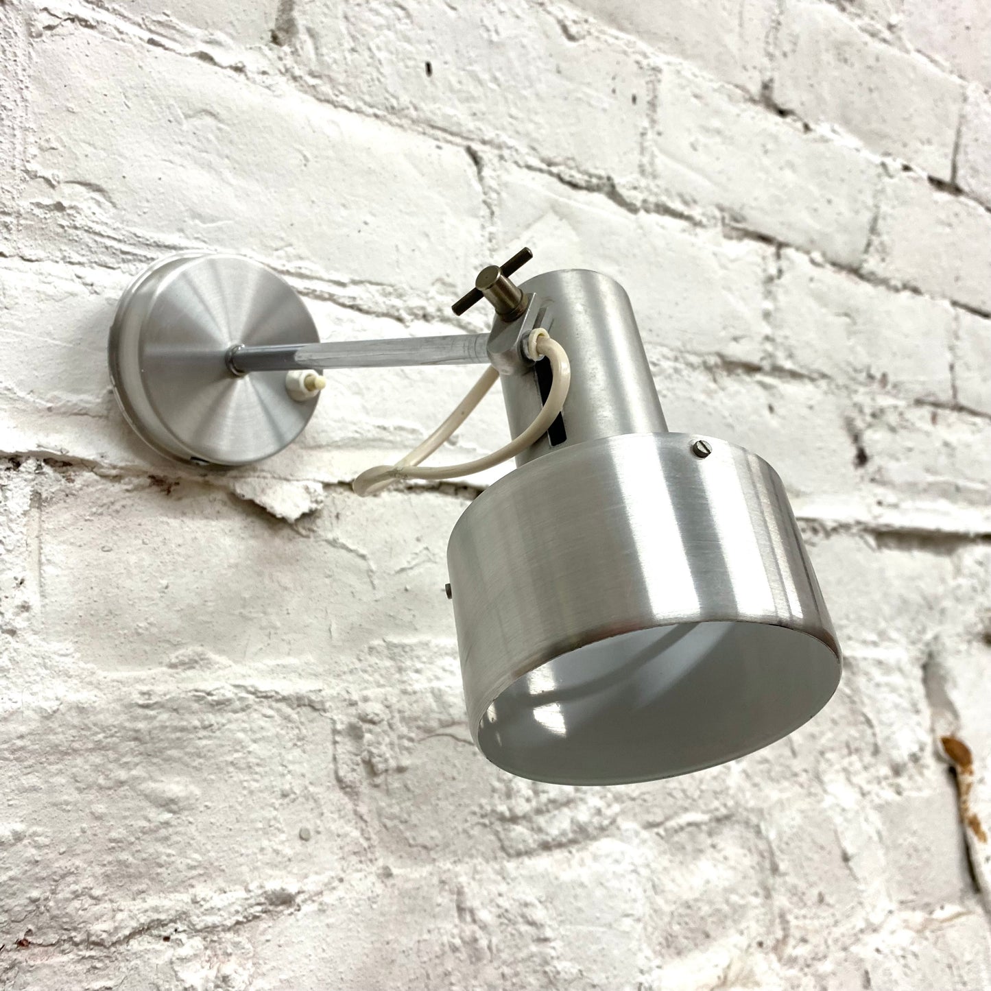 1960s BHS Brushed Steel switched reading light