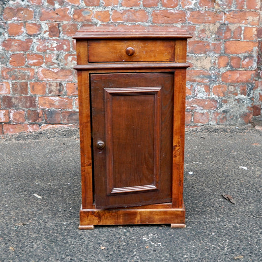 Antique Marble Top Bedside Stand