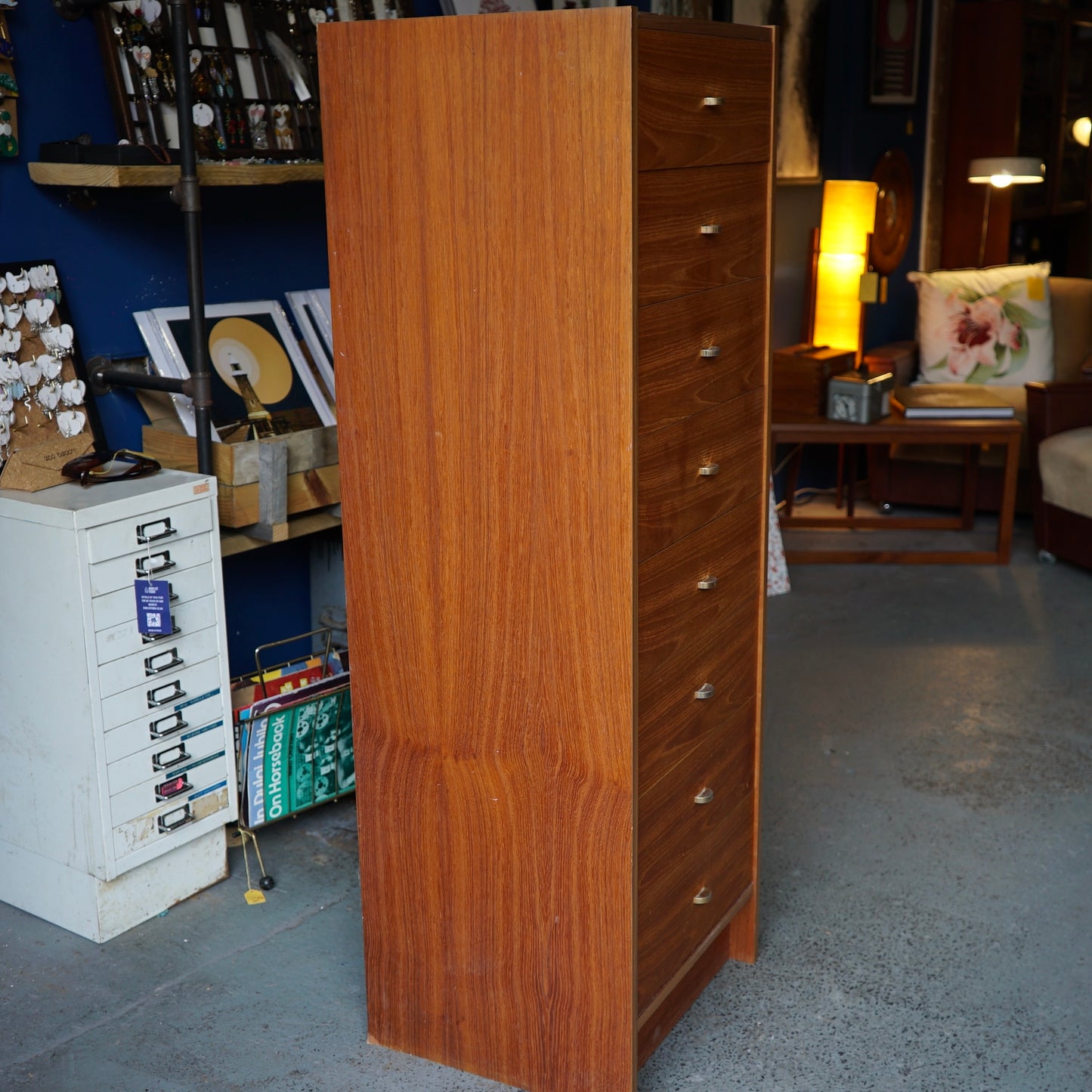 Danish Midcentury Tallboy Drawers