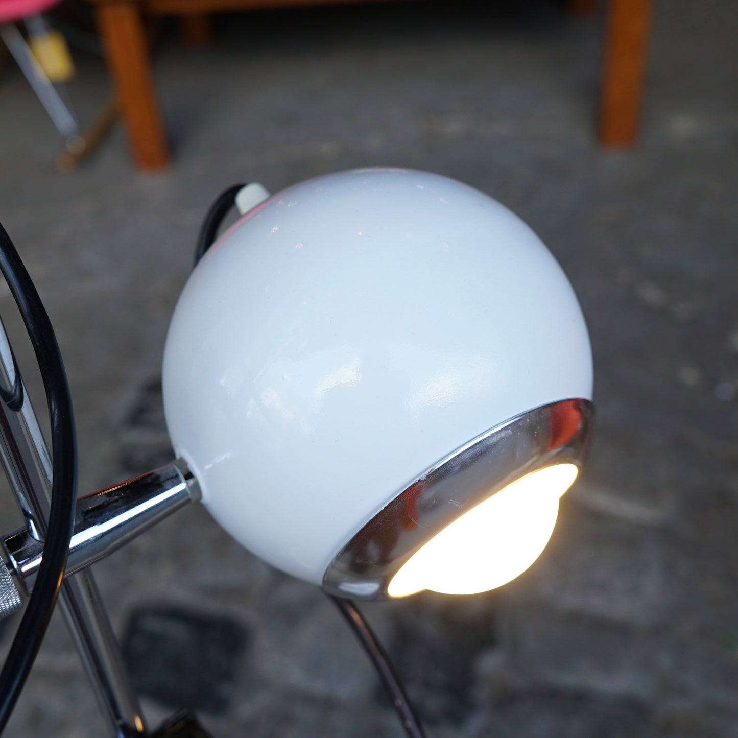 Italian Double ‘Eyeball’ Lamp