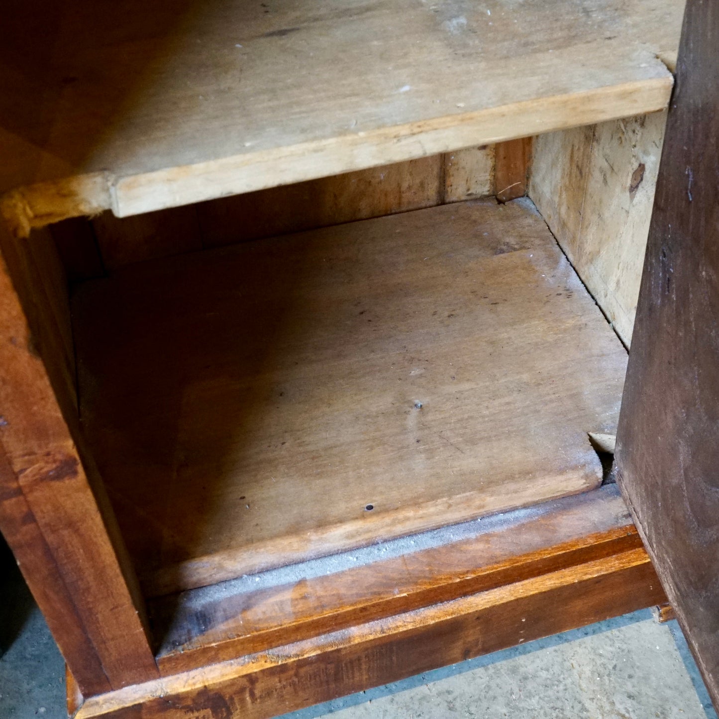 Antique Marble Top Bedside Stand