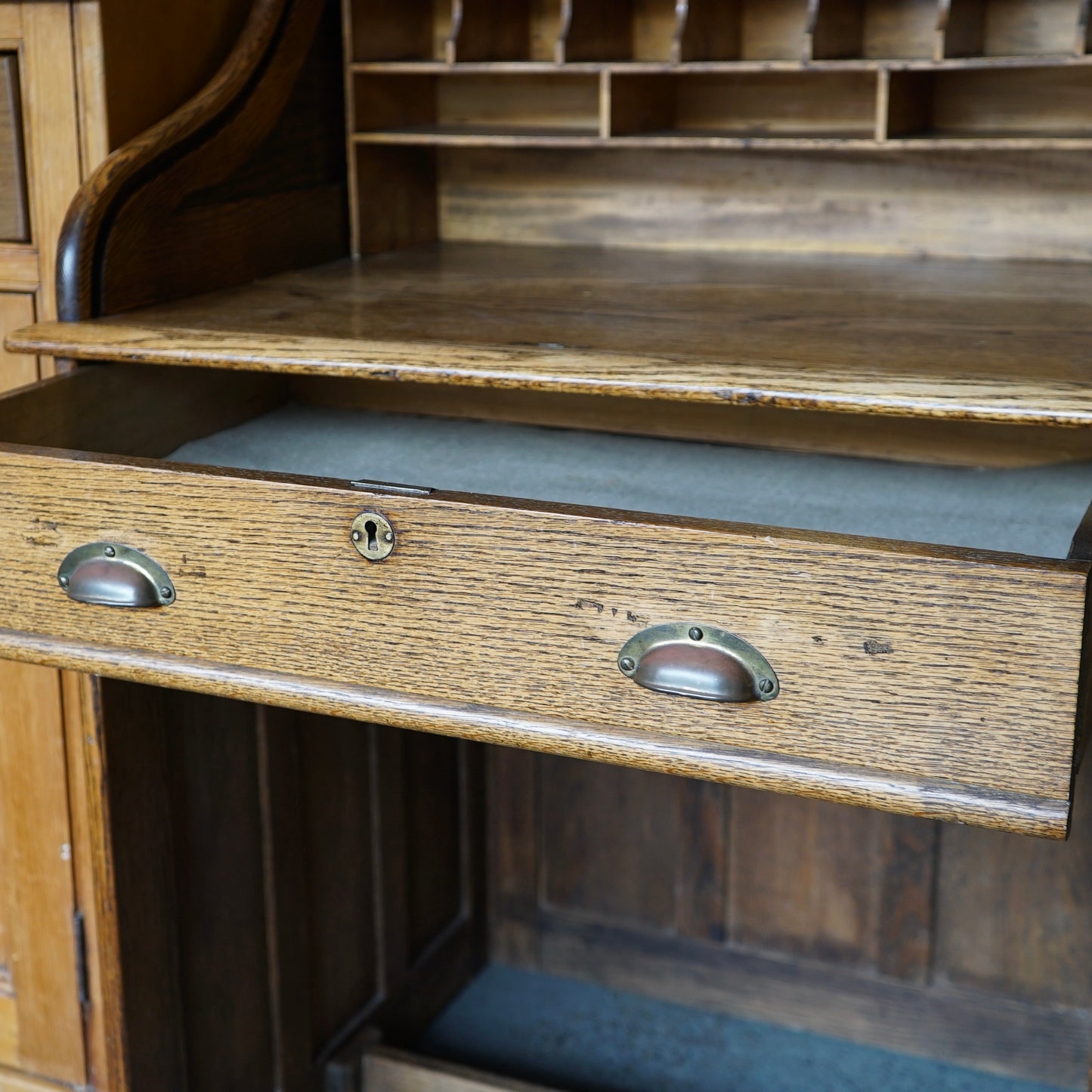 Antique Roll Top Desk