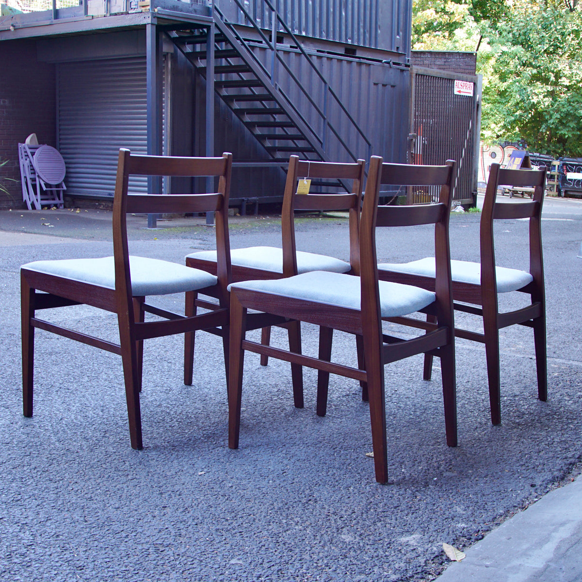 Set of 4 Mid Century Meredew Chairs (Reupholstered)