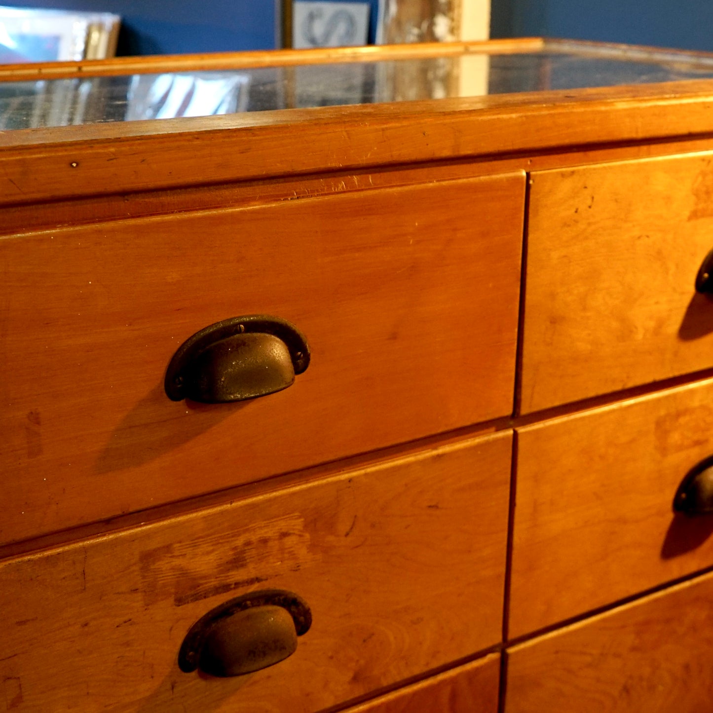 Antique Shop Counter/Haberdashery Made by John Dawson and Sons Pudding Chare Newcastle