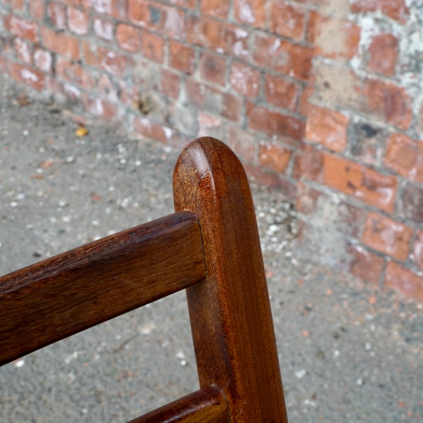 1960s GPlan Fresco Teak Ladderback Chairs x4