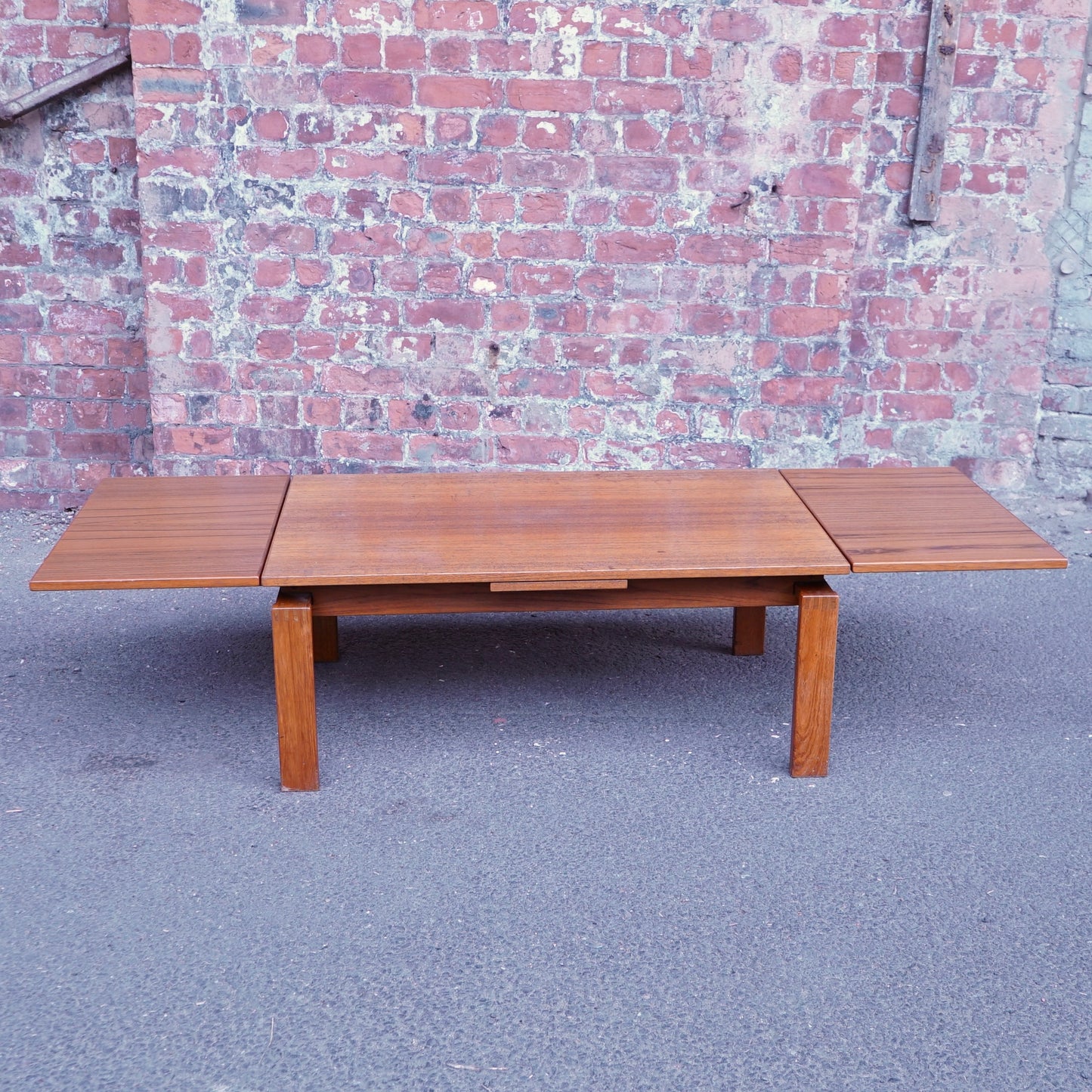 Trioh 1960s Danish Teak Metamorphic Coffee Table