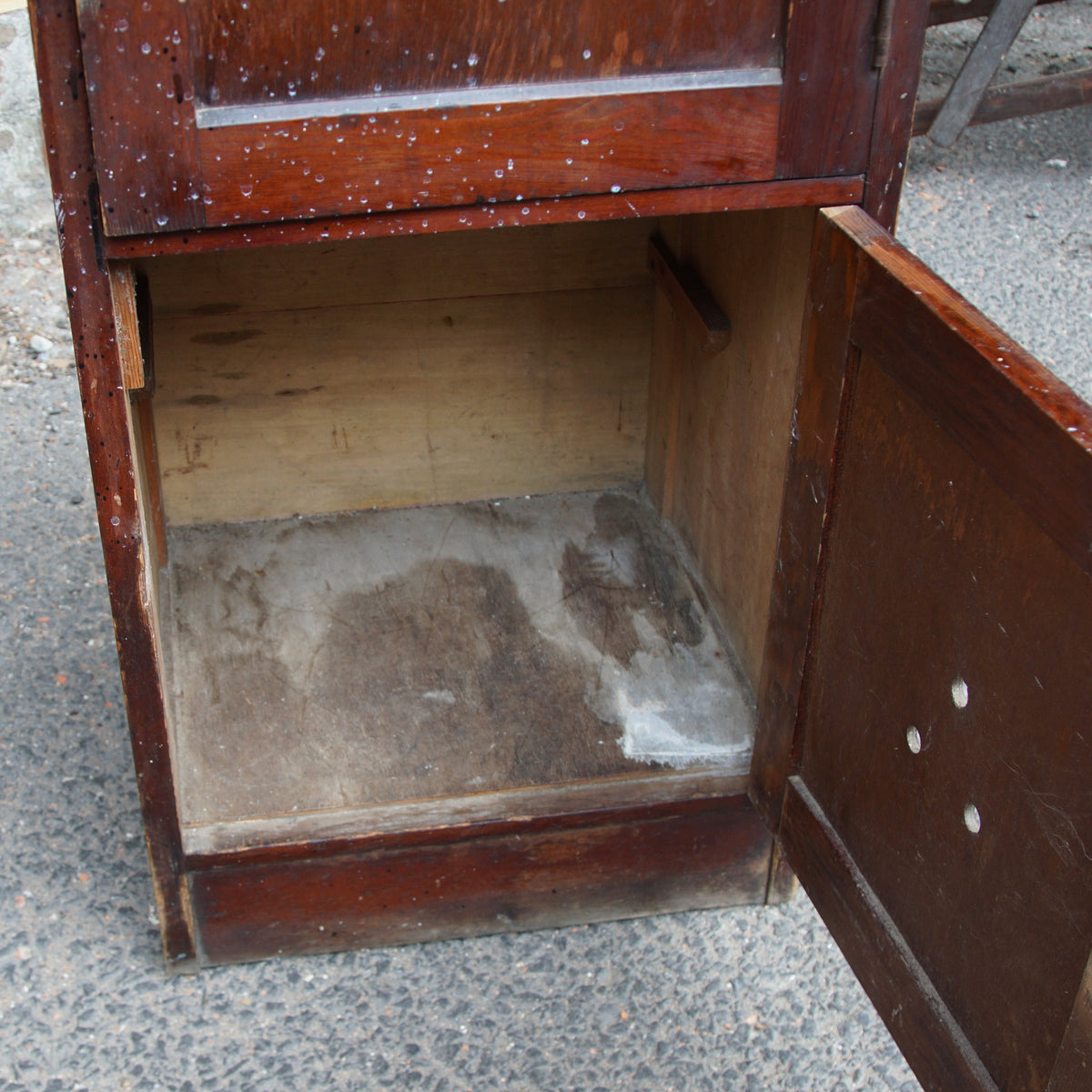 Vintage Wooden School Locker