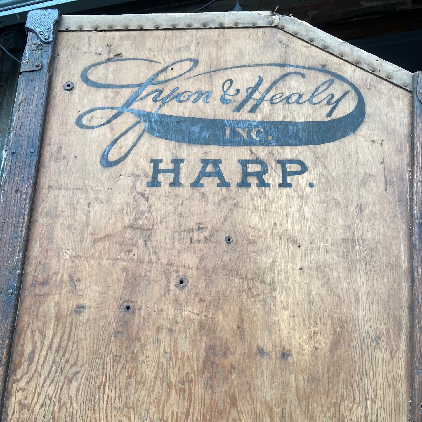 Lyon & Healy Antique Harp Case