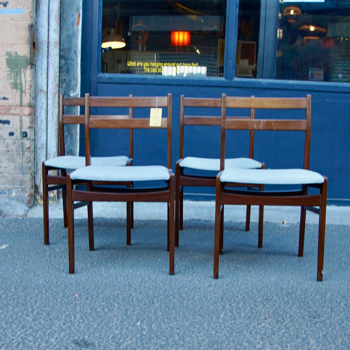 Set of 4 Mid Century Meredew Chairs (Reupholstered)