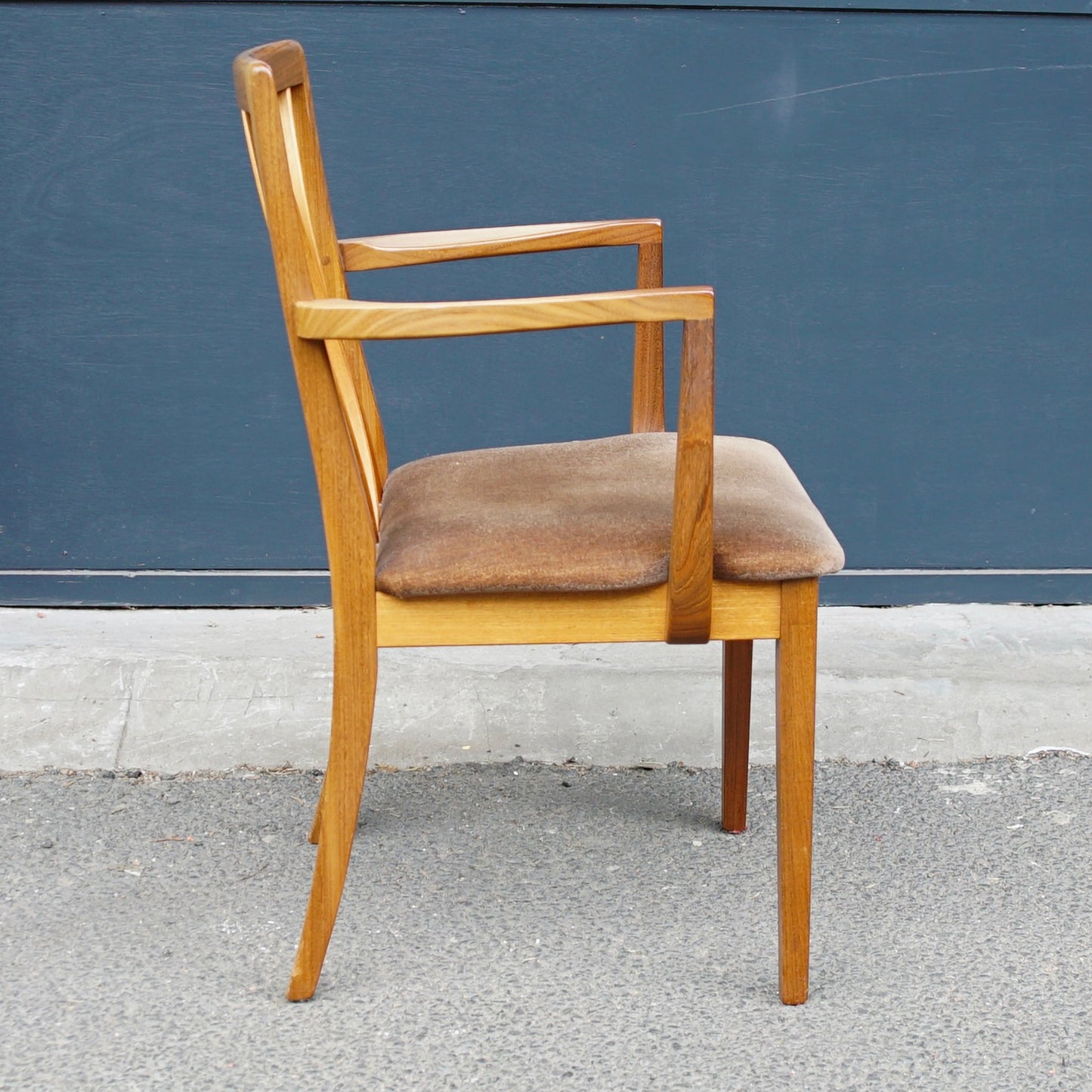 Midcentury G Plan Fresco X Back Dining Chairs x6 (2 Carver Chairs)
