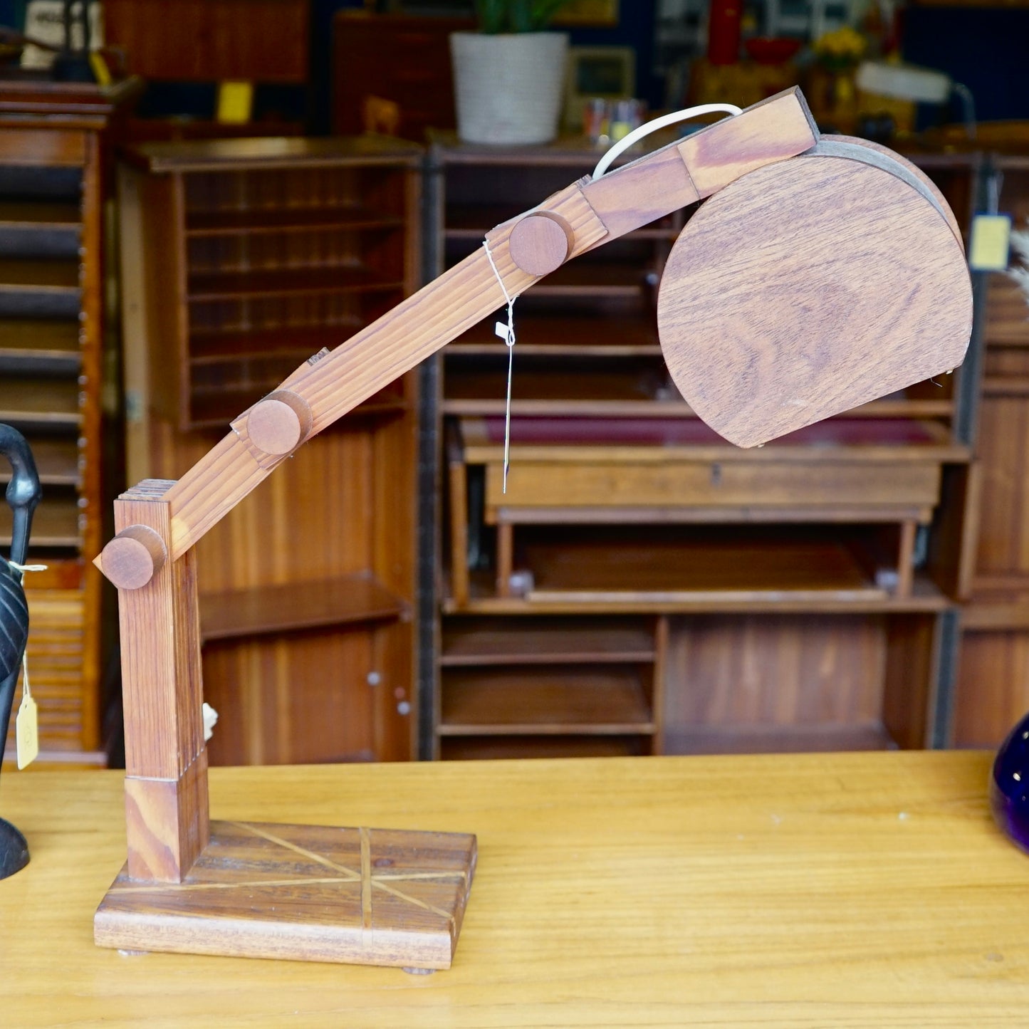 Unusual Handmade Vintage Lamp