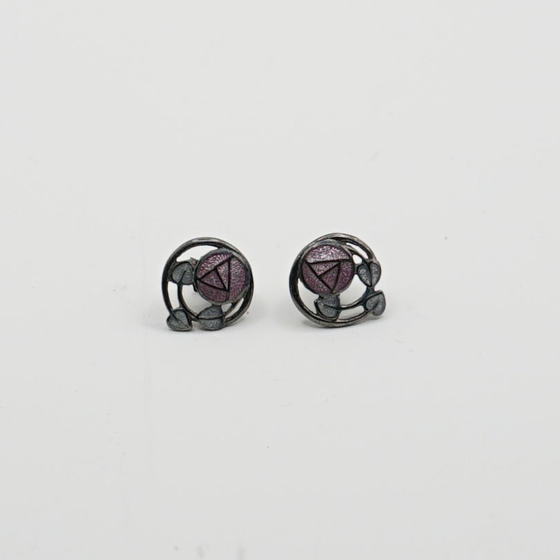 Silver Mackintosh Earrings