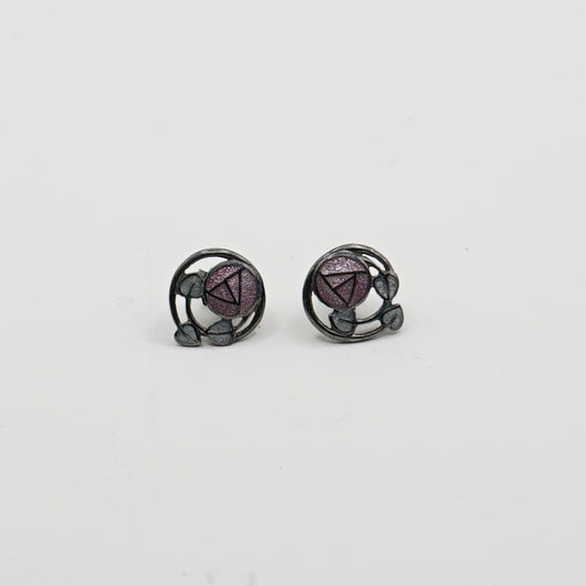 Silver Mackintosh Earrings