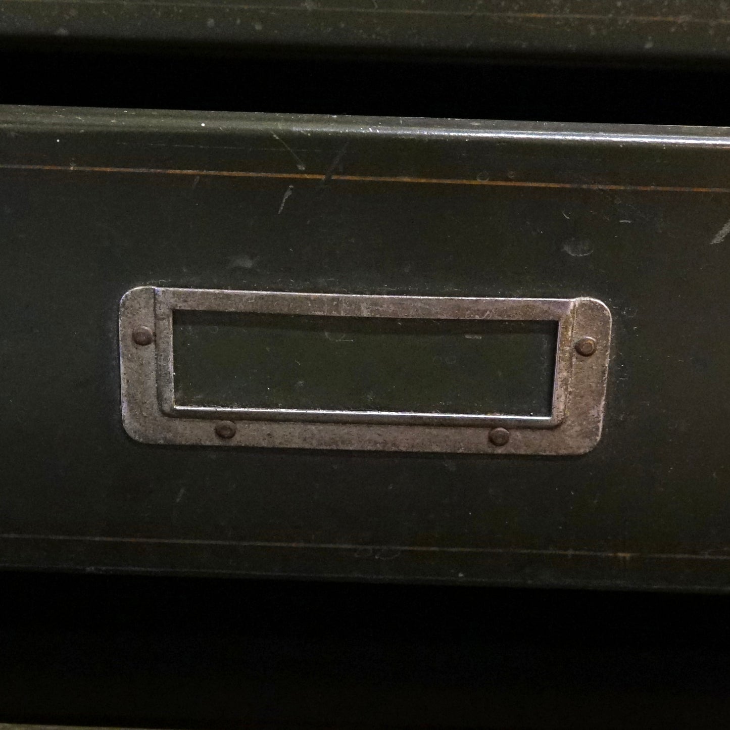 Vintage Metal Plan Chest