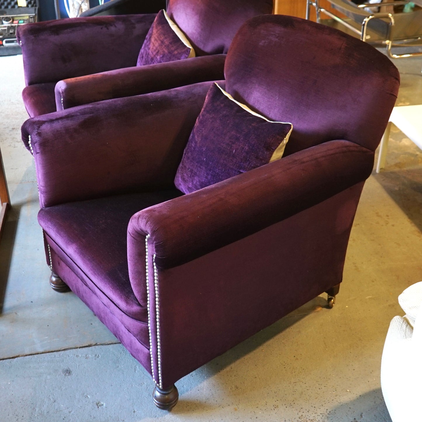 Early 20th Century Reupholstered Club Chair