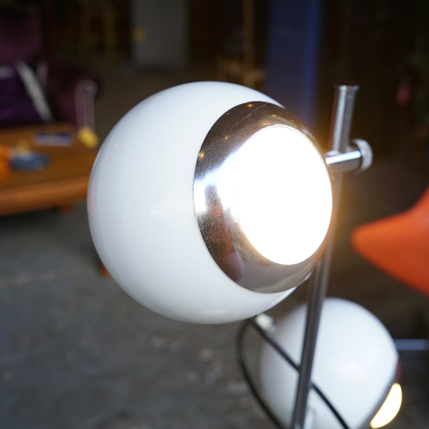 Italian Double ‘Eyeball’ Lamp