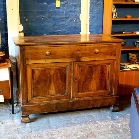 Antique French Walnut Buffet Sideboard