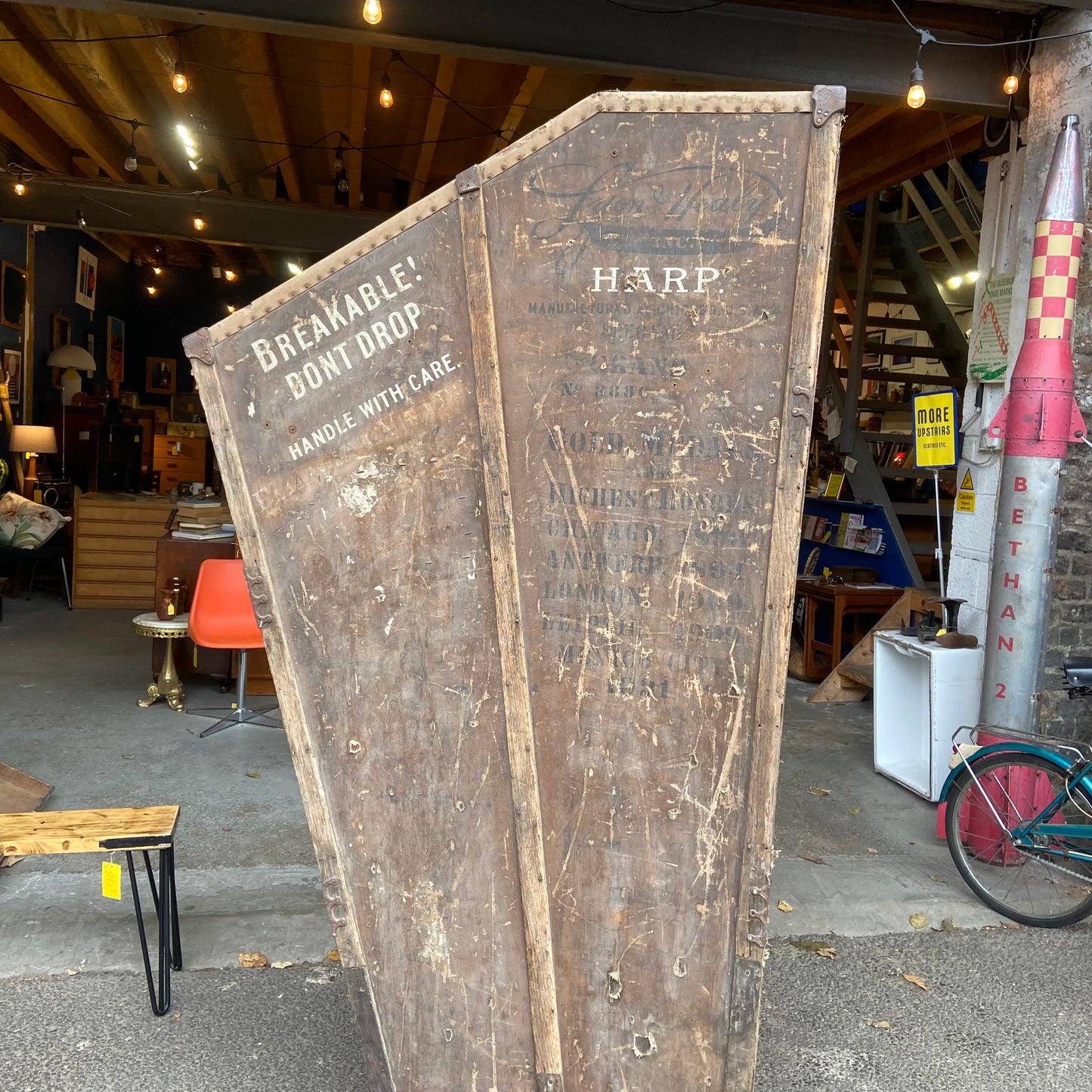 Lyon & Healy Antique Harp Case