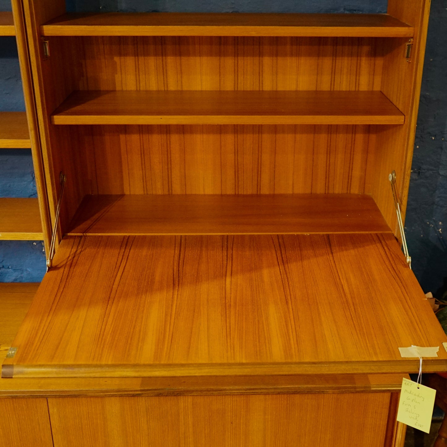 Midcentury G Plan Form 5 Shelving Unit