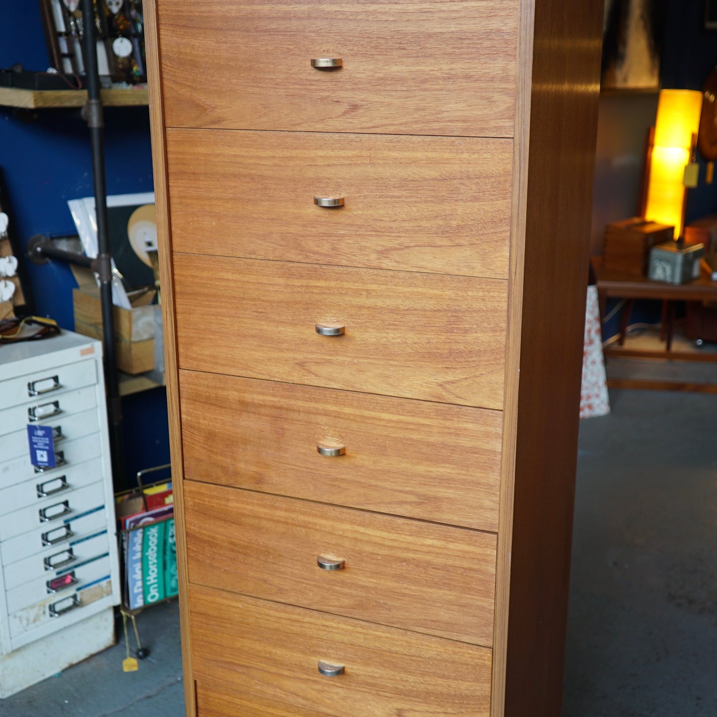 Danish Midcentury Tallboy Drawers