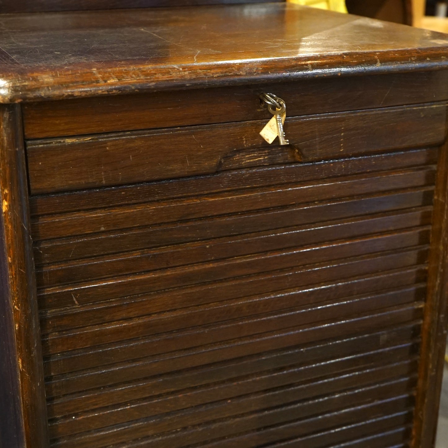 1940s Abbess Tambour Filing Cabinet