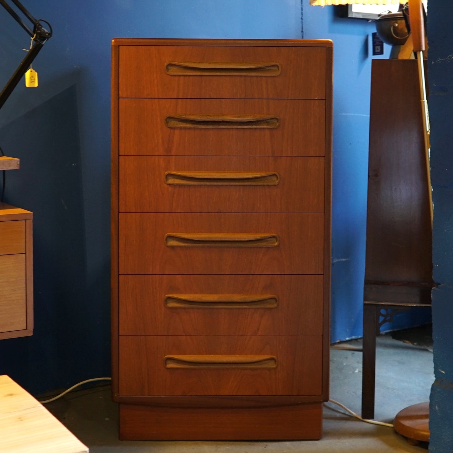 G Plan Fresco Tall Boy Chest of Drawers