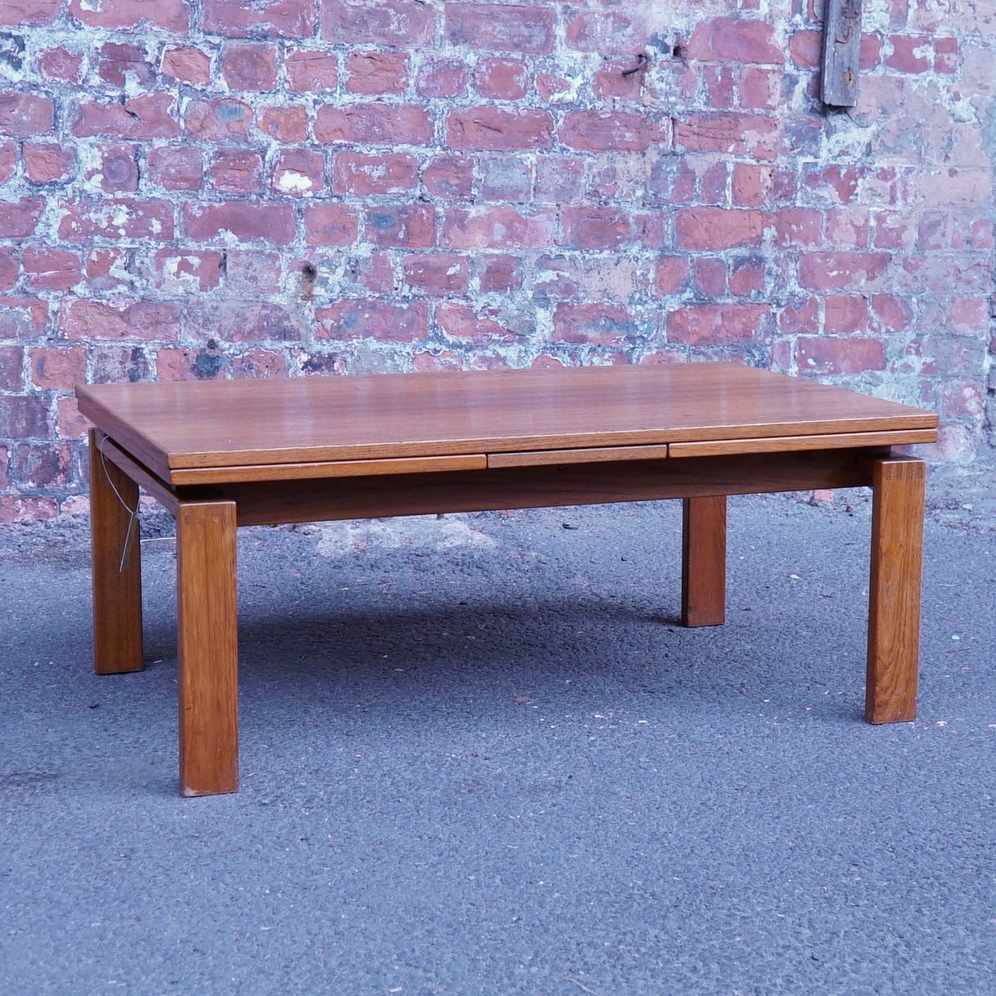 Trioh 1960s Danish Teak Metamorphic Coffee Table