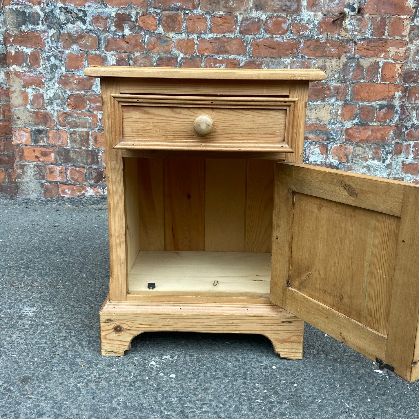 Pair of Pine Bedside Tables
