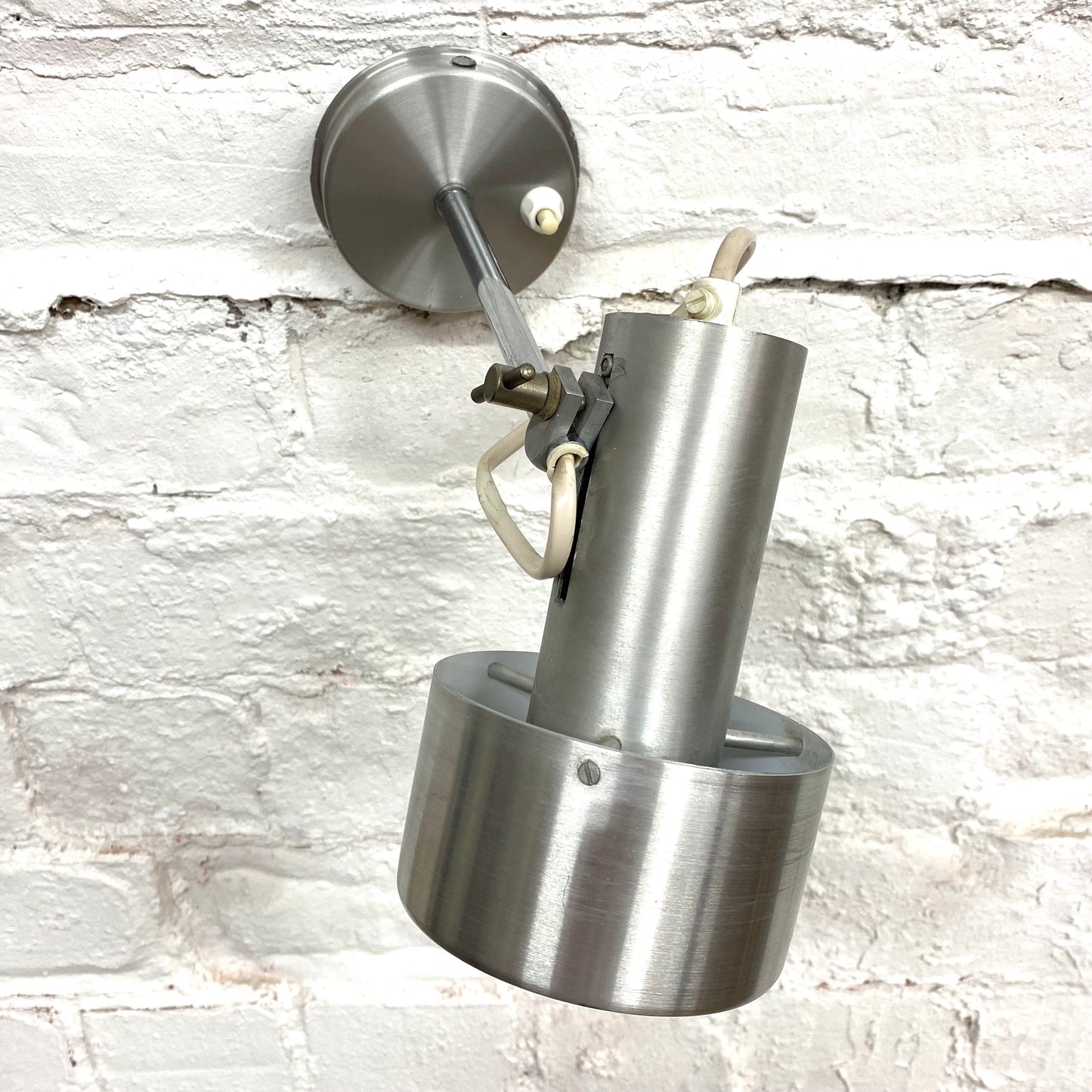 1960s BHS Brushed Steel switched reading light