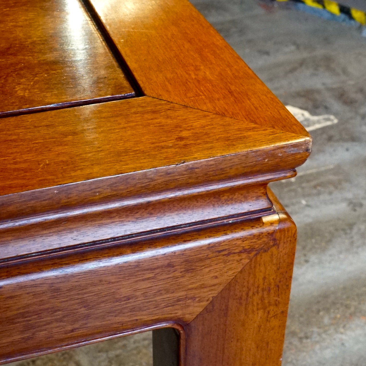 Vintage 20th Century Chinese Hardwood Dining Table