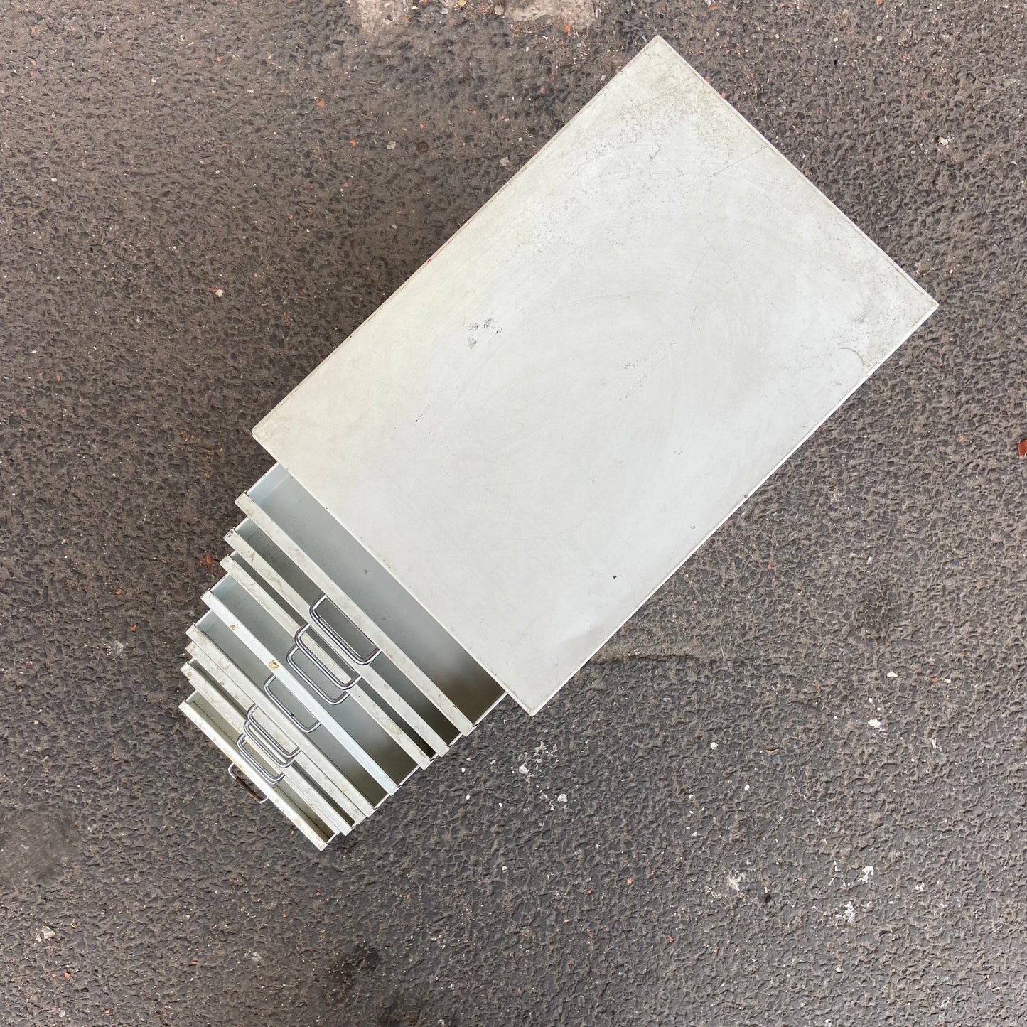 Vintage Metal Filing Drawers