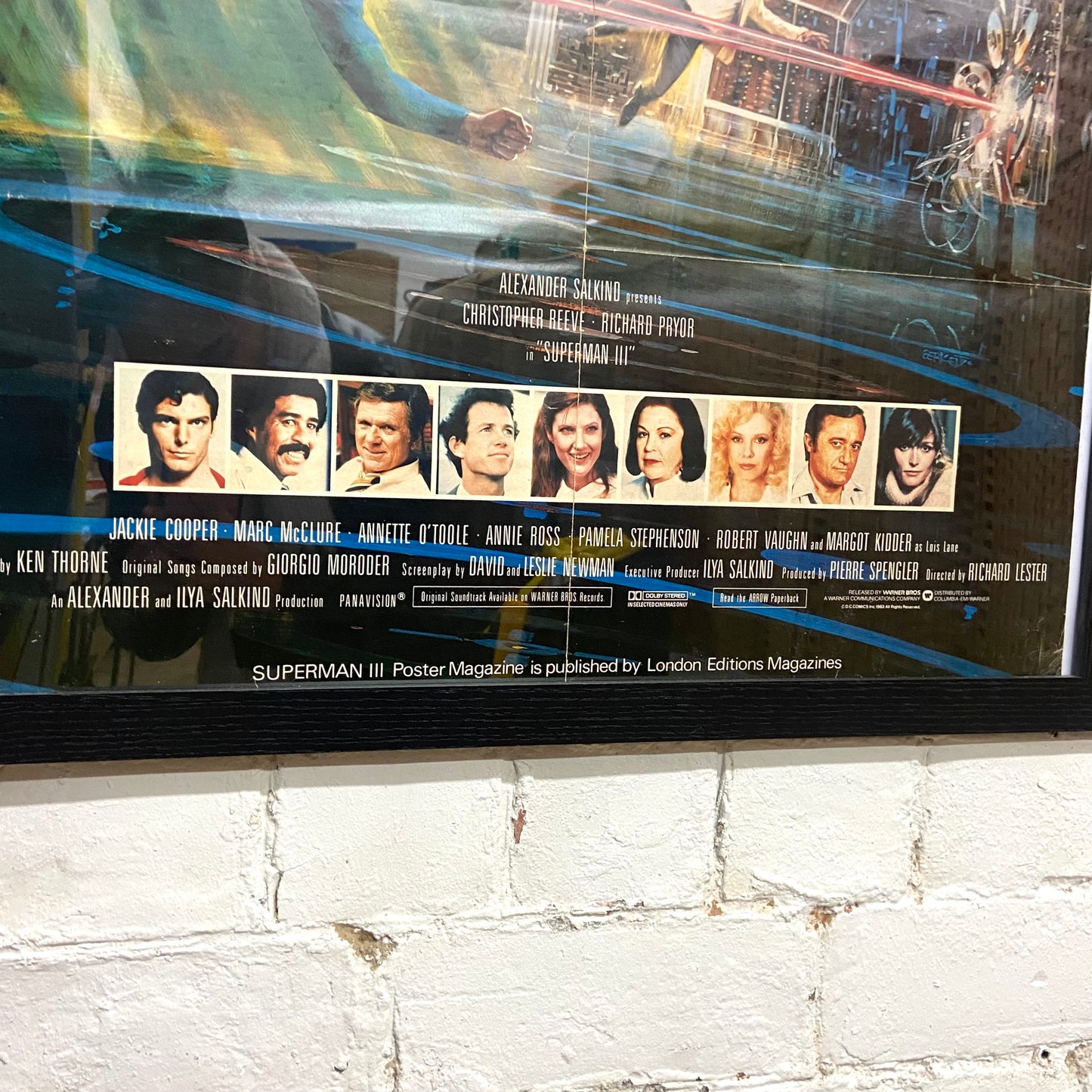 Rare Superman III poster 1983