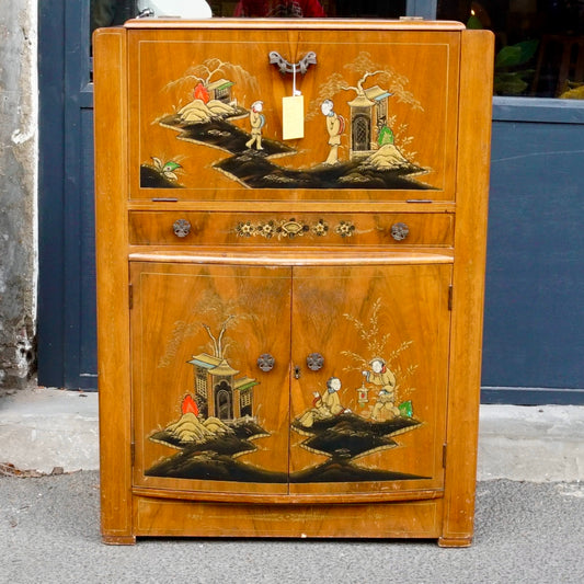 Turnidge Art Deco Chinoiserie Cocktail Cabinet