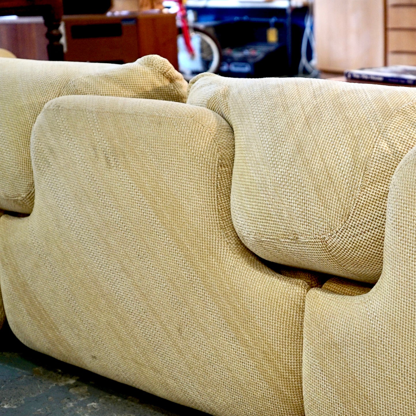 “Confidential” sectional sofa by Alberto Rosselli for Saporiti Italia