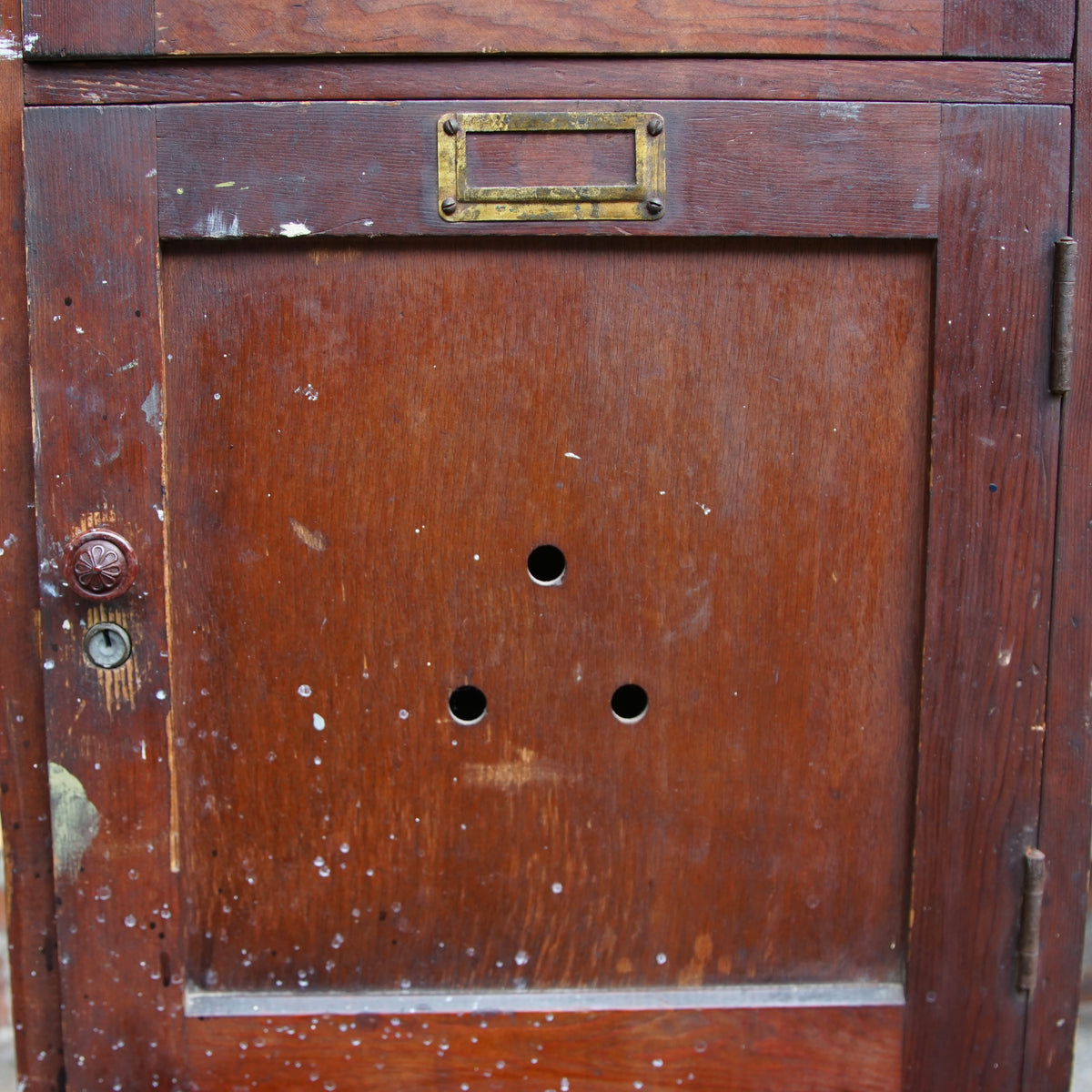 Vintage Wooden School Locker
