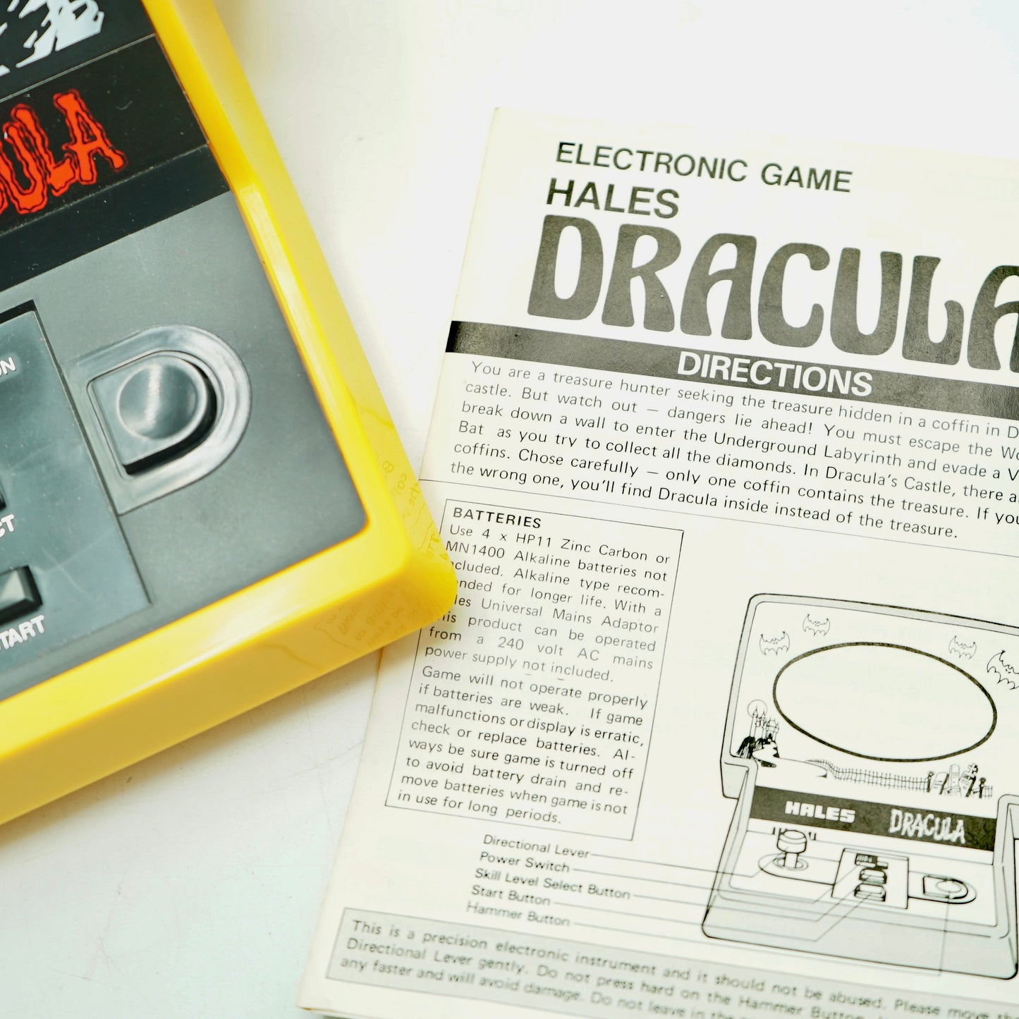 Hales Dracula Vintage 1982 Desktop/Handheld Game
