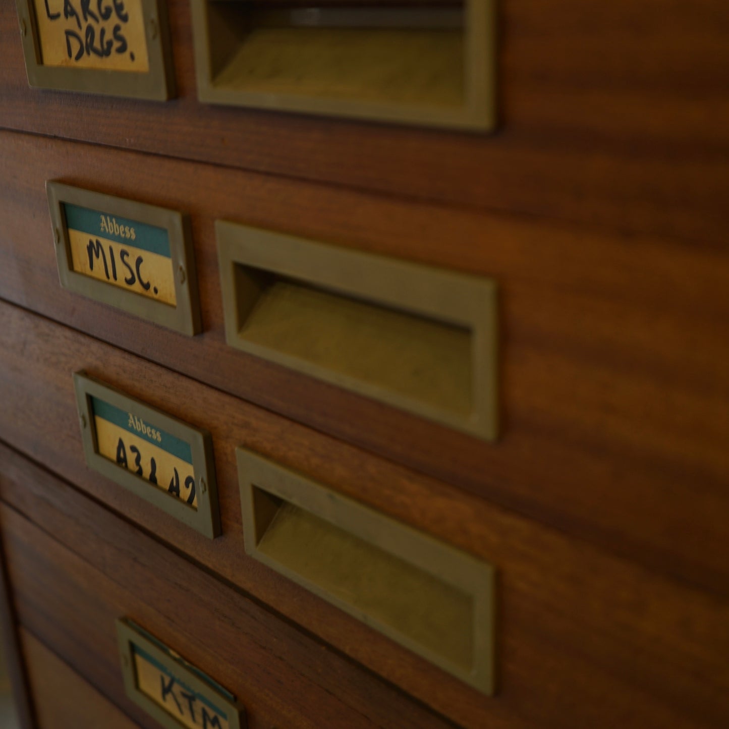Vintage Abbess Plan Chest